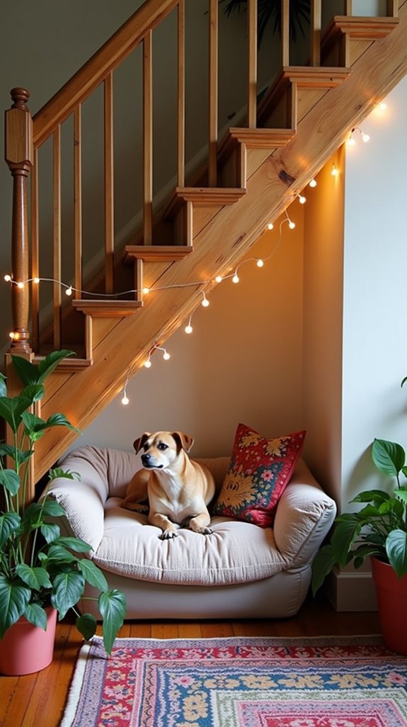 artful dog bed display ideas