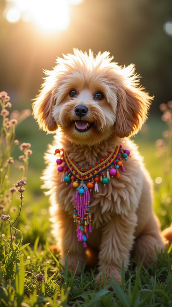 bohemian dog fashion collars