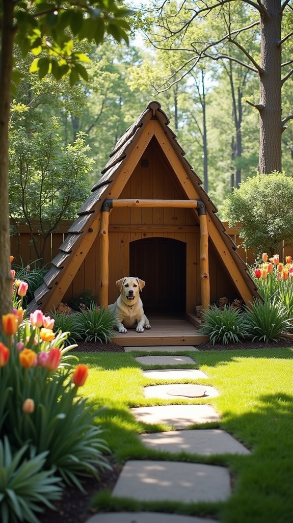 build stylish dog shelter