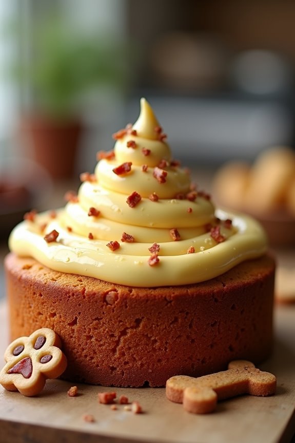 cheesy bacon dog cake