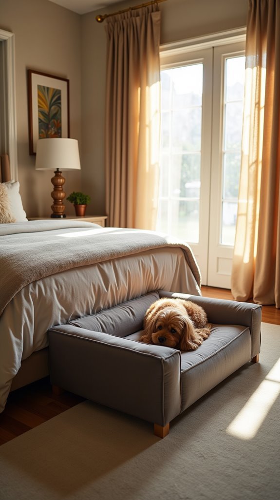 comfortable co sleeping dog bed