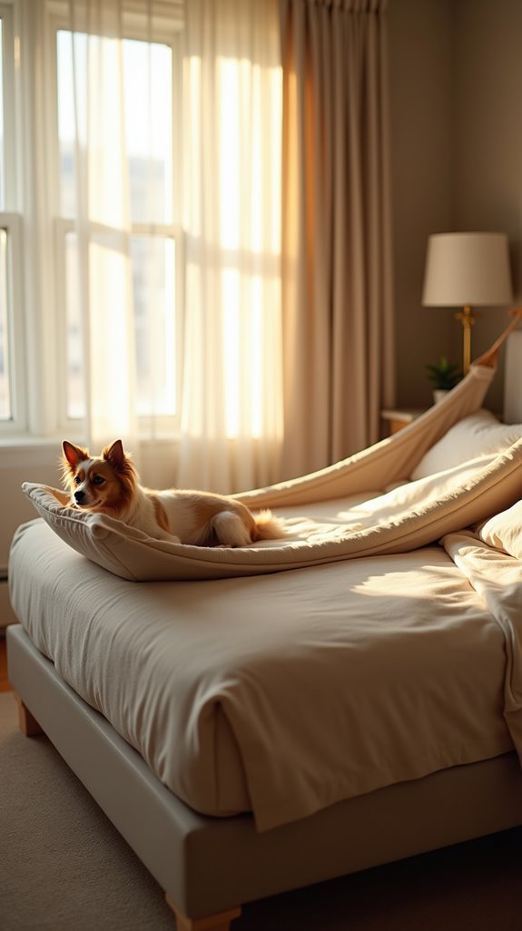 comfortable co sleeping dog extension