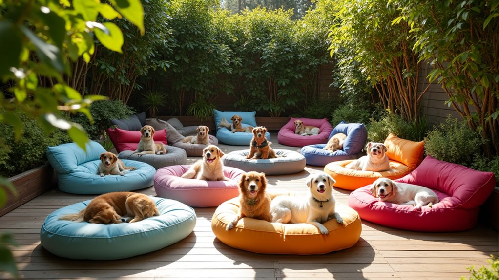 comfortable outdoor dog beds