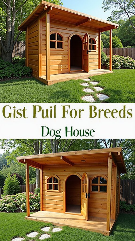 comfortable safe dog shelter