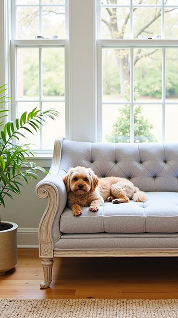 comfortable stylish dog benches