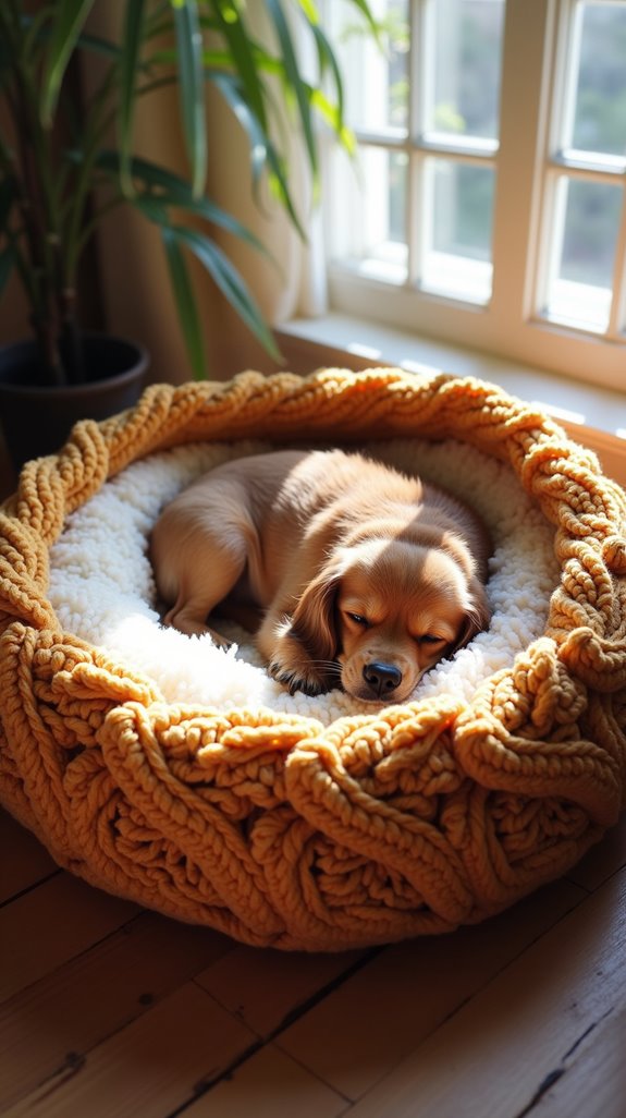 cozy convenient customizable dog bed