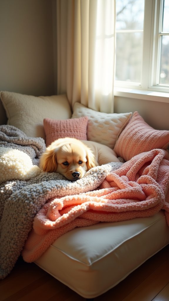 cozy layered blanket haven