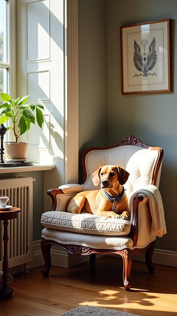 cozy reading nook setup