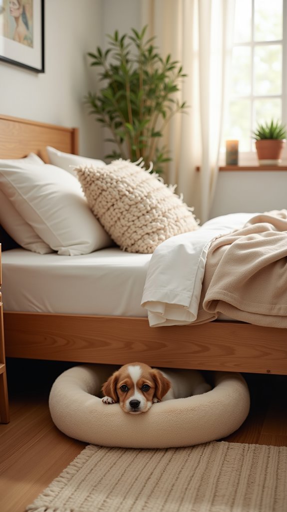 cozy under bed dog beds
