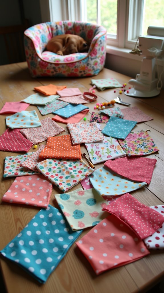 creative fabric dog beds