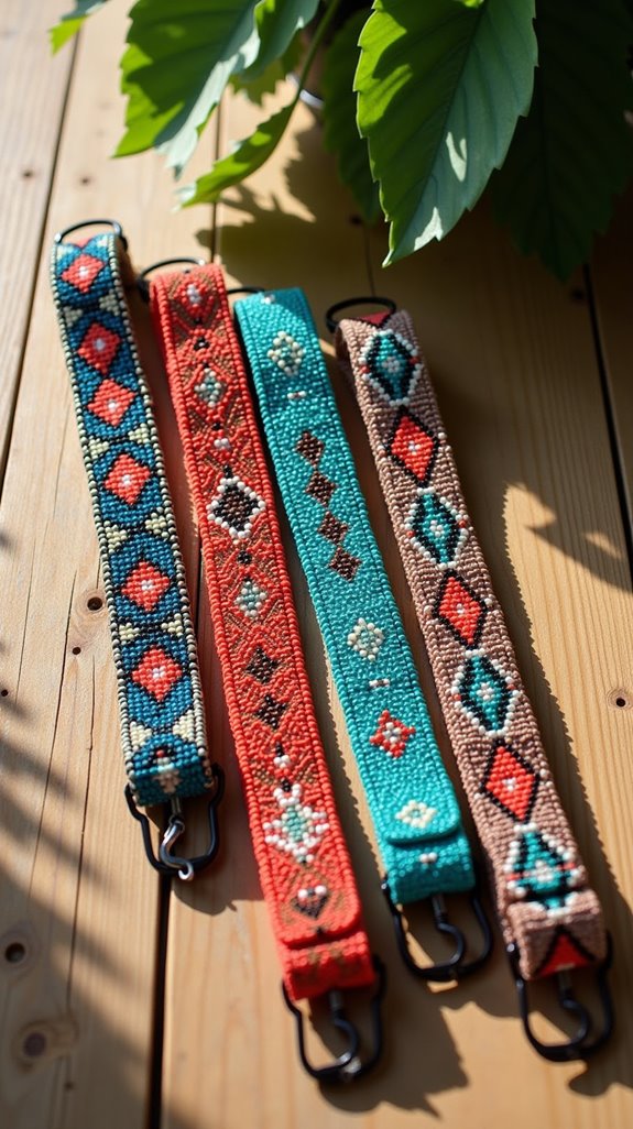 custom beaded dog collar