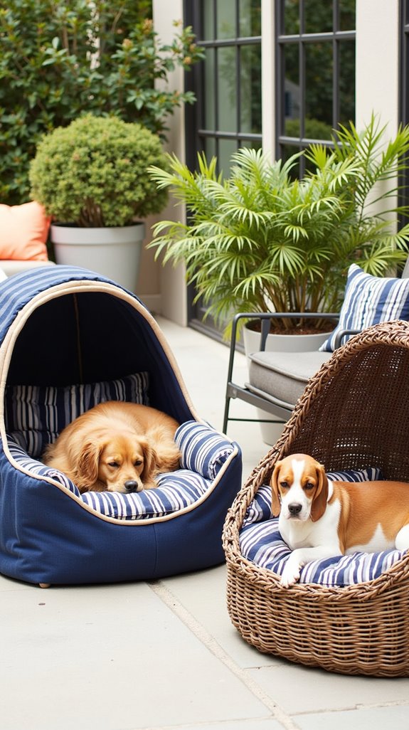 customizable outdoor dog beds