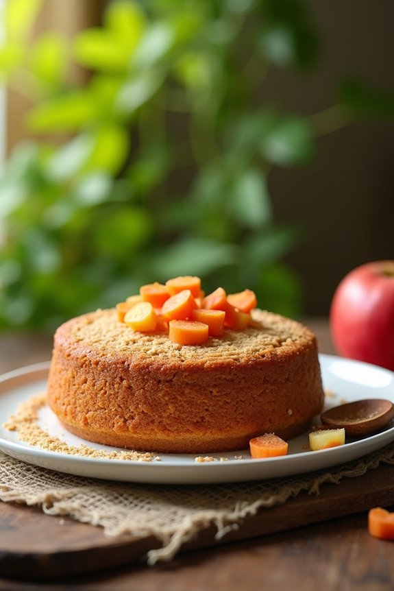 delicious carrot apple cake