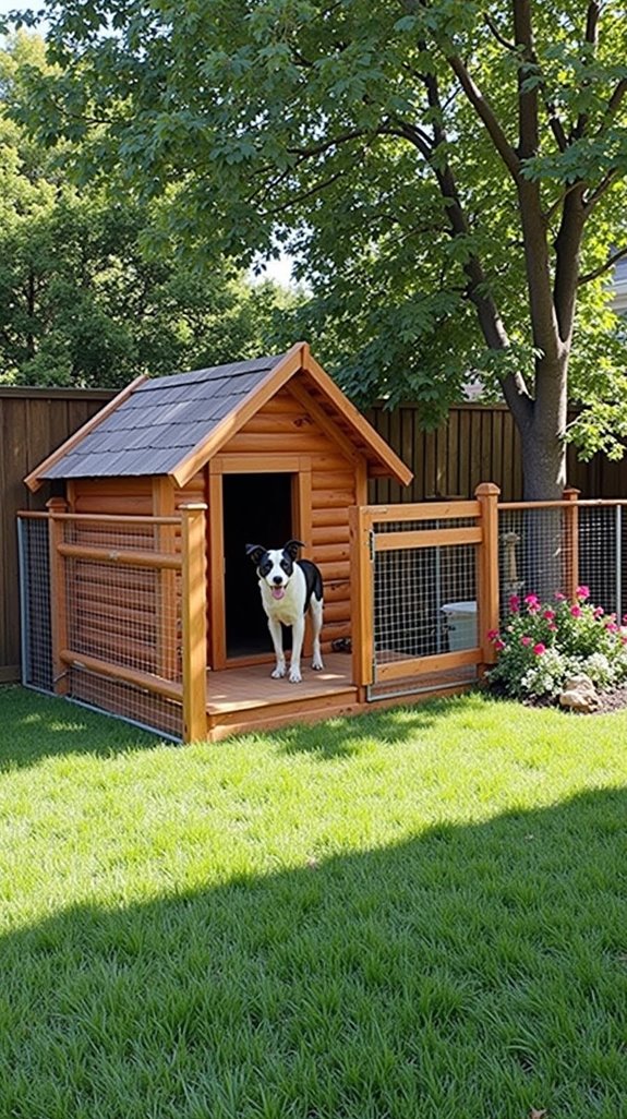 dog house outdoor run