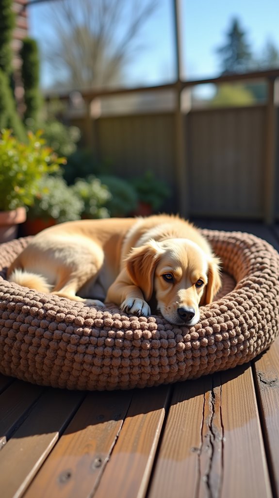durable outdoor dog bed