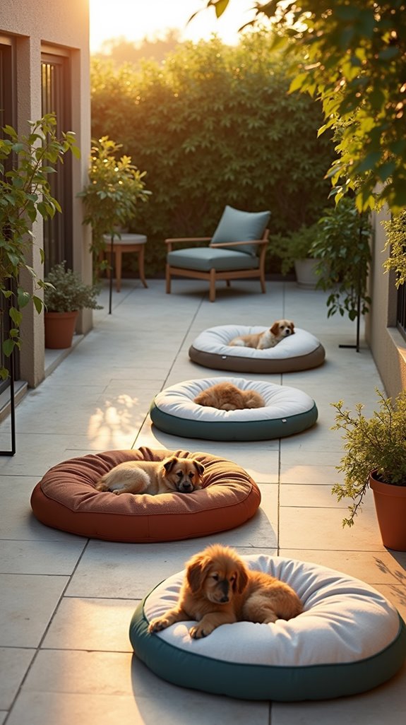 durable weather resistant dog beds