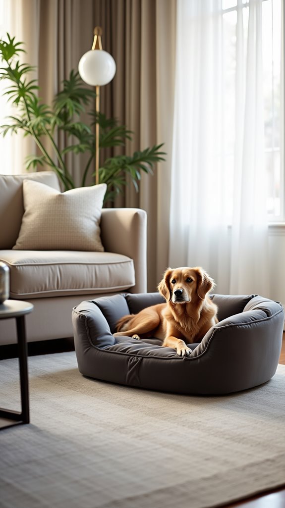elegant dog beds integration