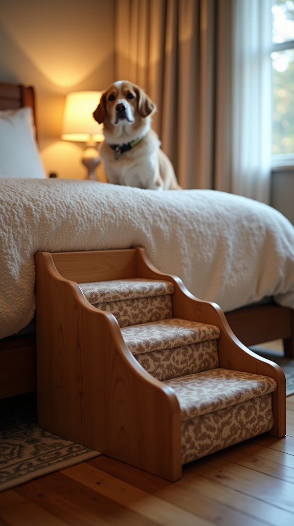 elevated dog stair benefits