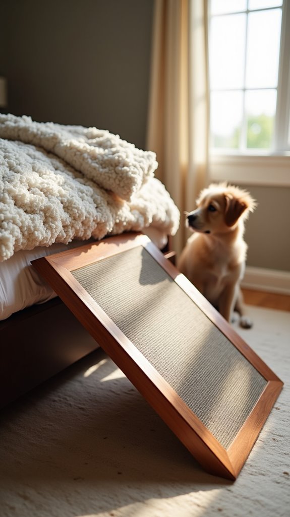 folding dog ramp design