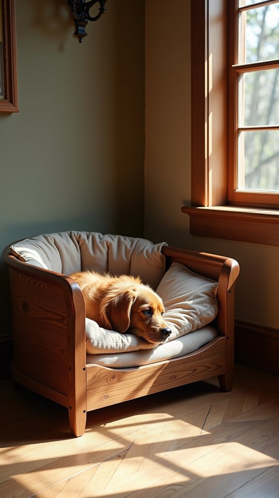 handcrafted elegant dog beds