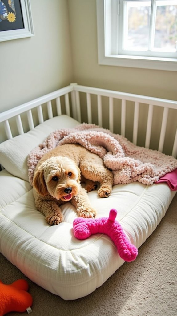 interactive dog bed toys