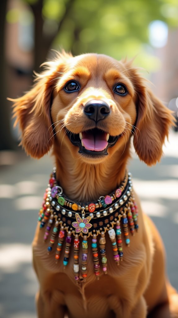 layered beaded collar accessories