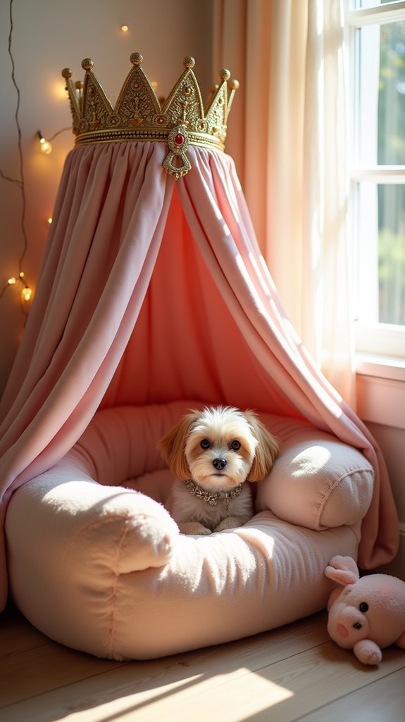 luxurious cozy dog bed