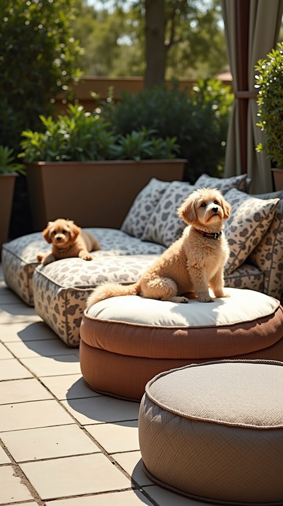 luxury outdoor dog comfort