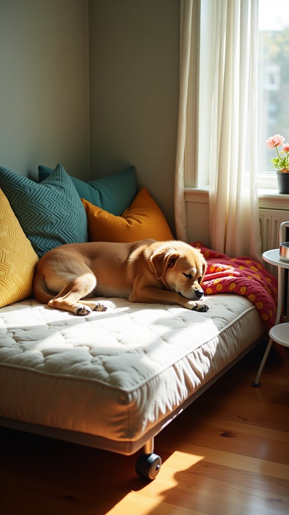 mobile bed with wheels