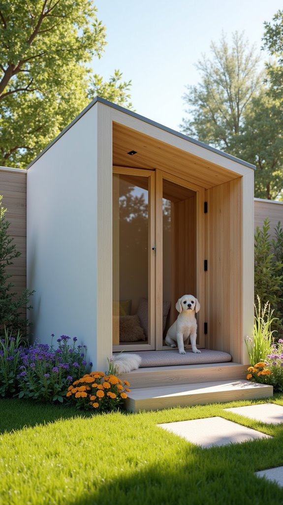 modern stylish dog retreat