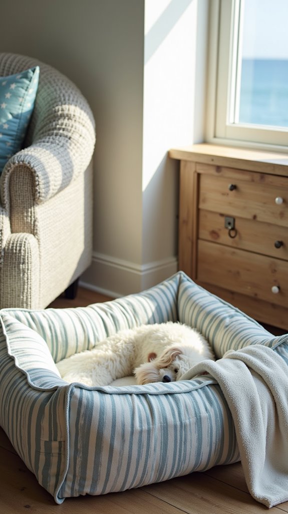nautical dog bed styles