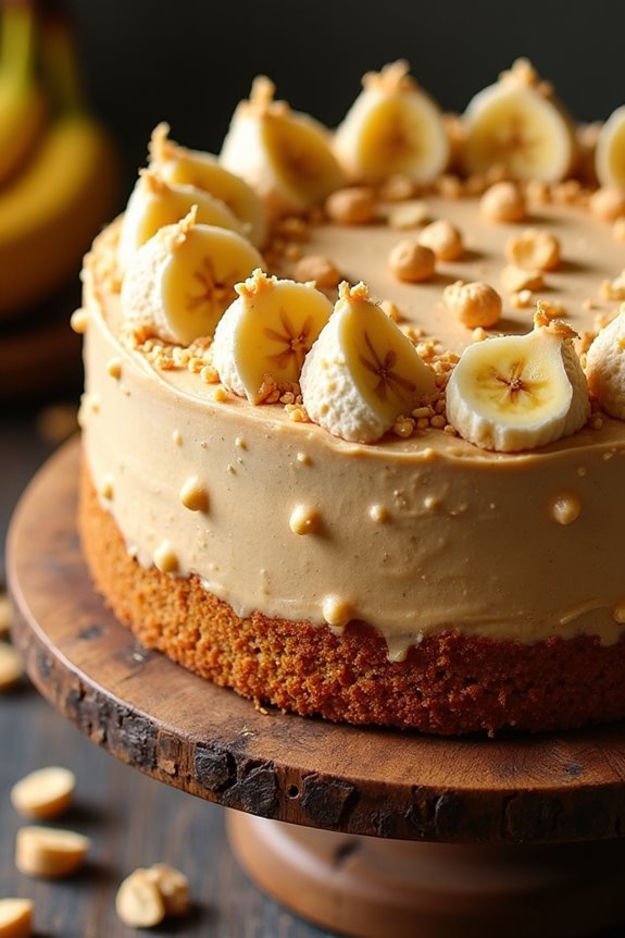 peanut butter banana cake