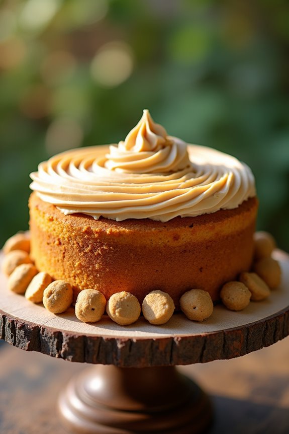 peanut butter dog cake