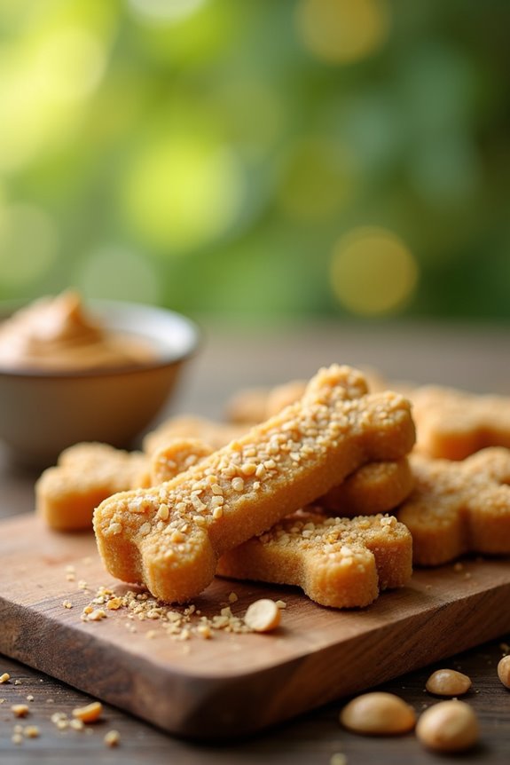 peanut butter dog treats