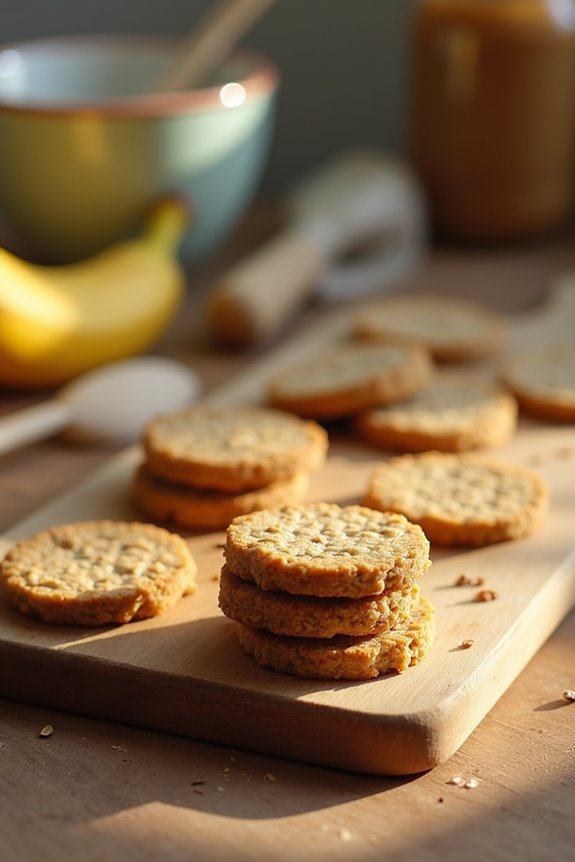 peanut butter pumpkin biscuits