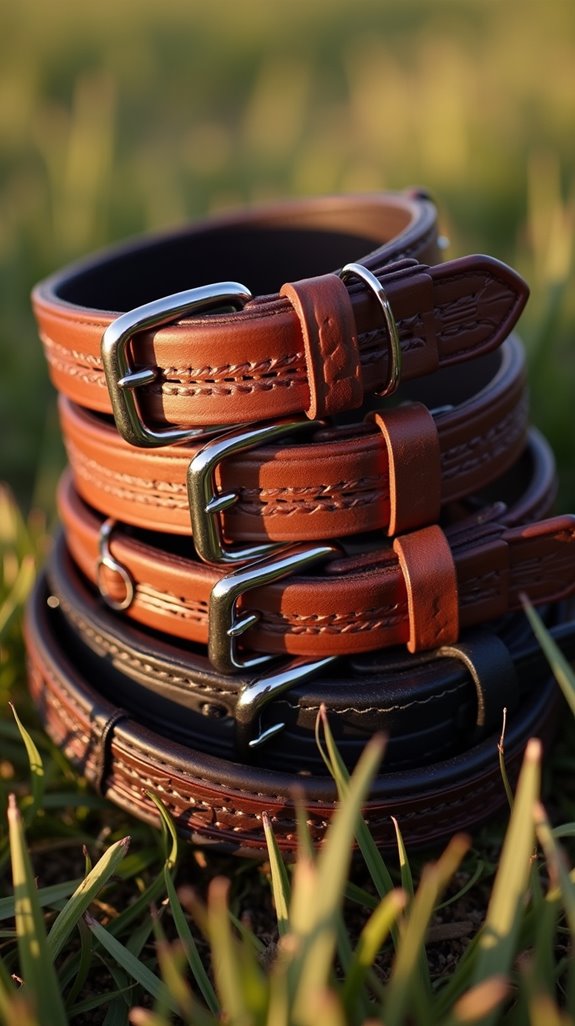 reflective leather collar benefits