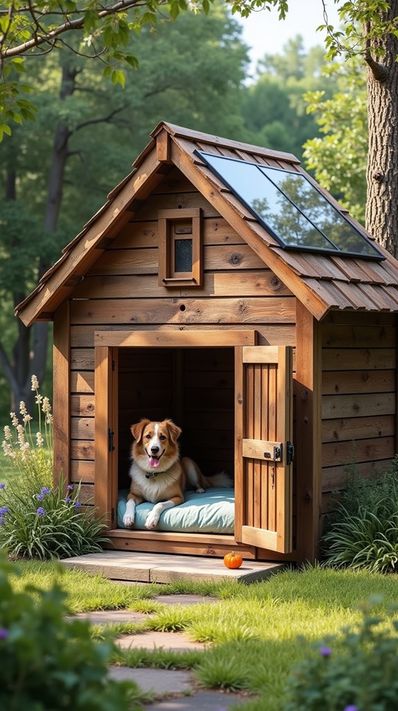 repurposed materials for dog houses