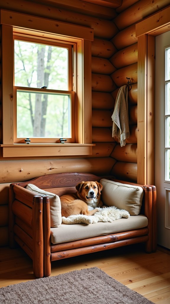 rustic comfort for dogs