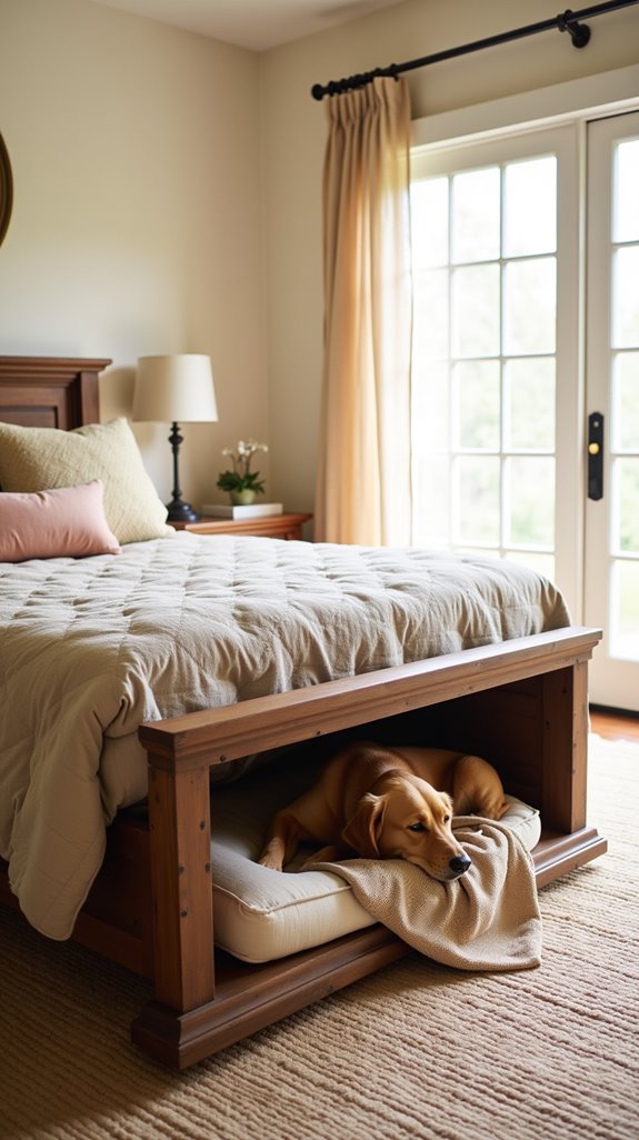 rustic dog bed comfort