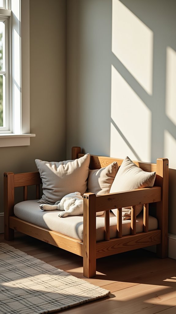 rustic stylish dog comfort