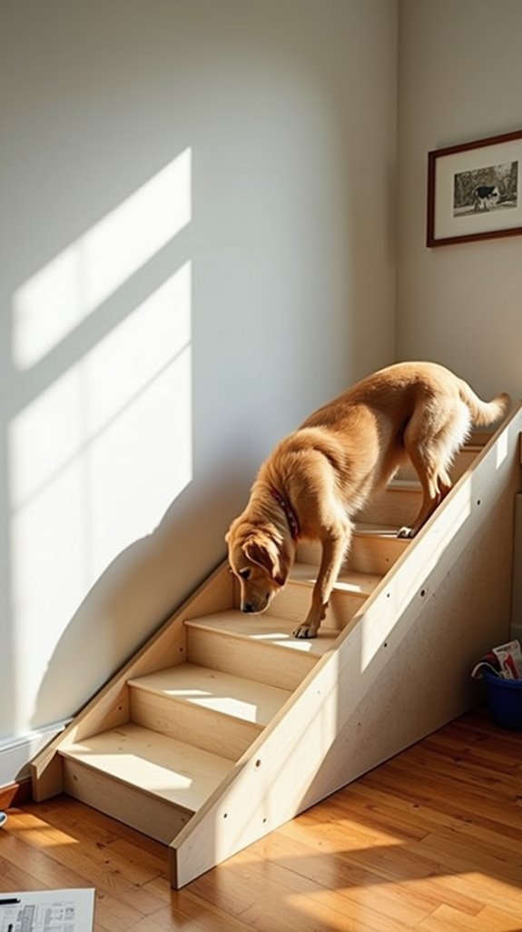 space saving dog ramp design