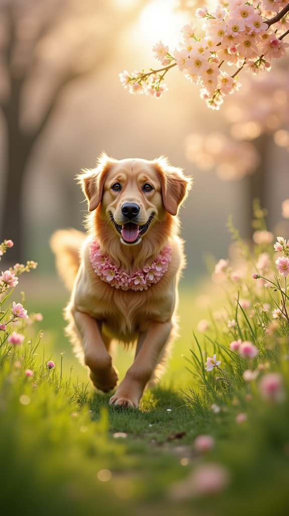 spring photography tips for dogs