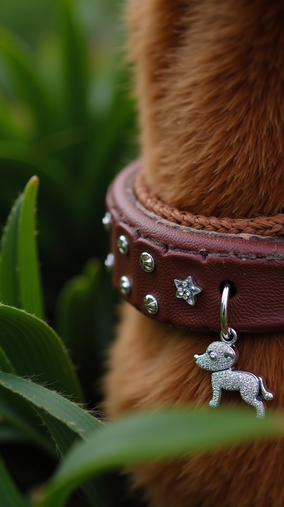 stylish dog collar charms