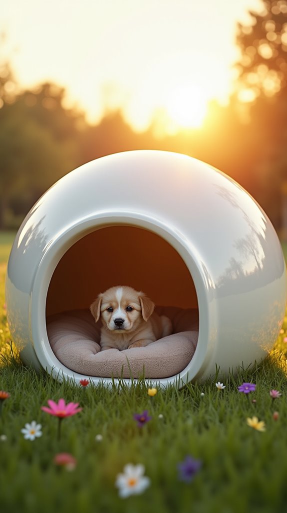 stylish insulated dog houses