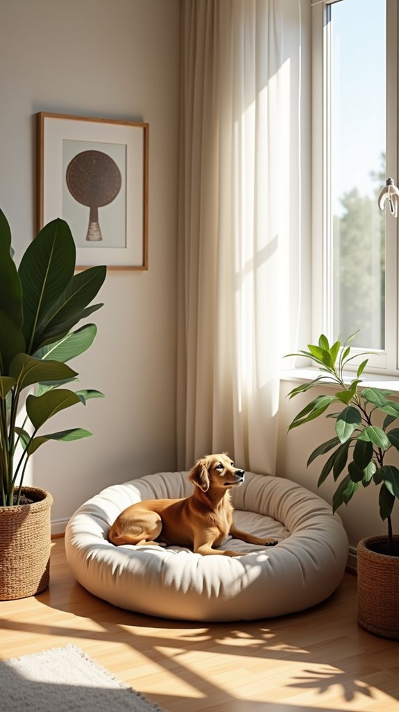 stylish minimalist dog beds