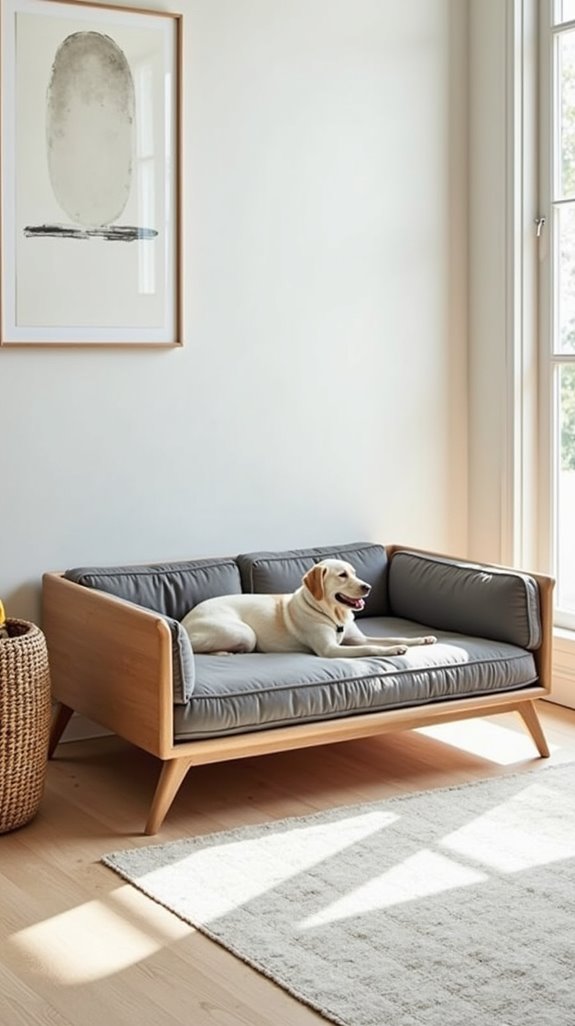 stylish minimalistic dog beds