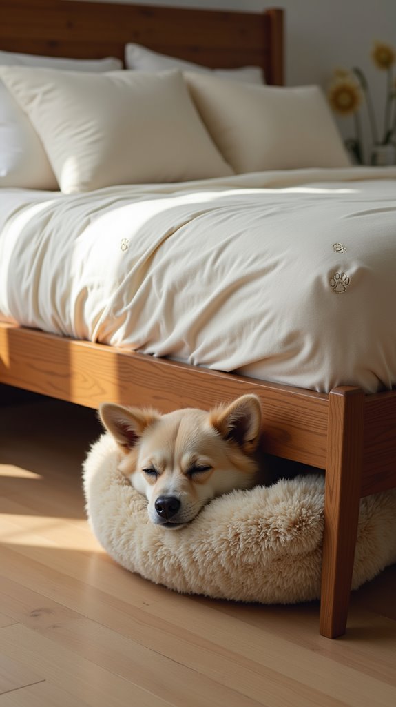 under bed dog beds options