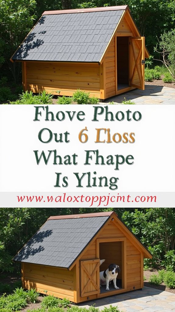 waterproof sloped dog house roof